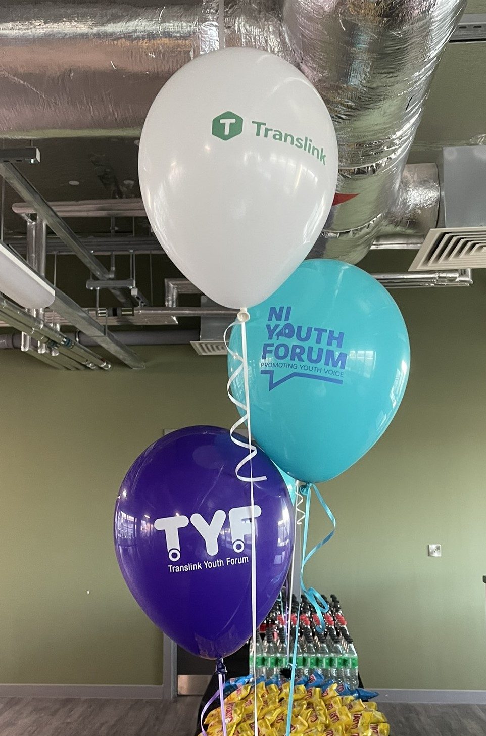 Youth Forum printed balloons